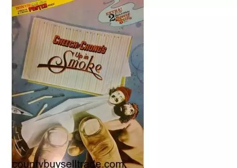 Original CHEECH & CHONG 1978 Souvenir Movie Program for UP IN SMOKE